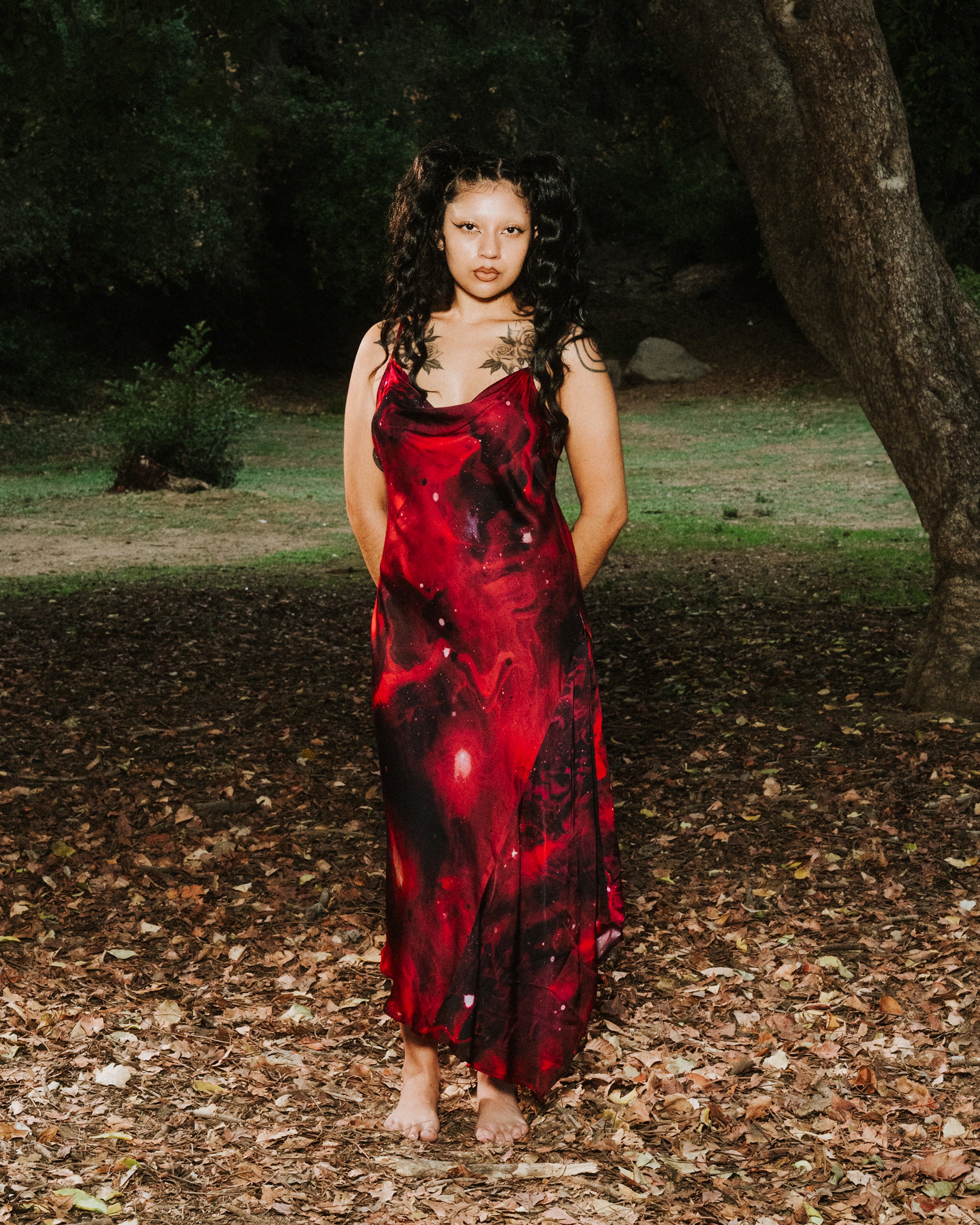 red garnet dress Red Garnet Corset Dress In-stock / L